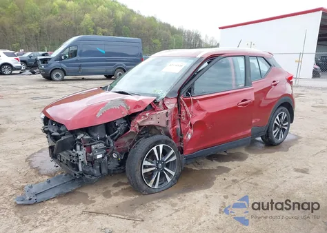2020 Nissan Kicks Sv Xtronic Cvt from USA, damaged, VIN 3N1CP5CV7LL498964